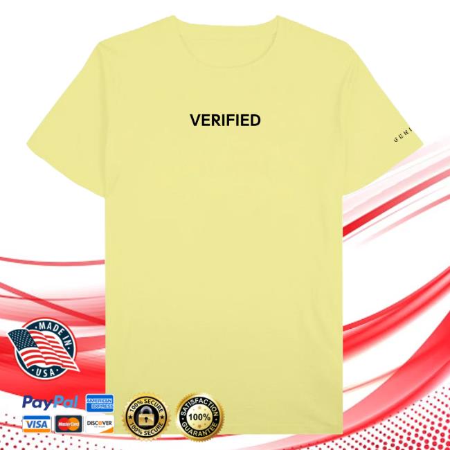 Official Genius Clothing Shop Merch Genius Verified Shirts Lemon Yellow