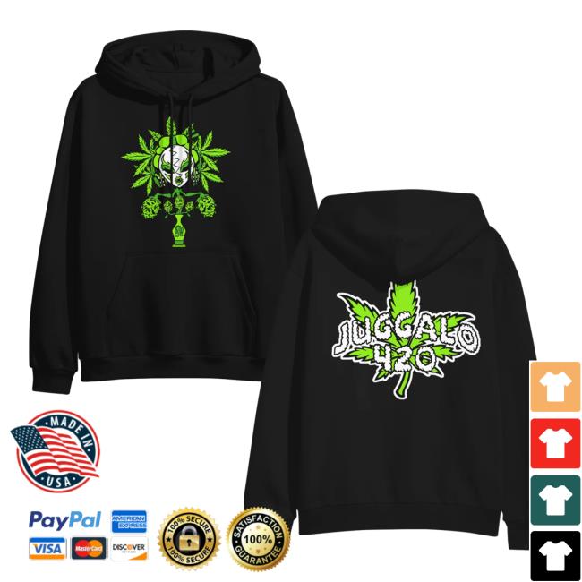 Official Icp Merch Clothing Store Insane Clown Posse Yum Yum 420 Black Pullover Hoodie