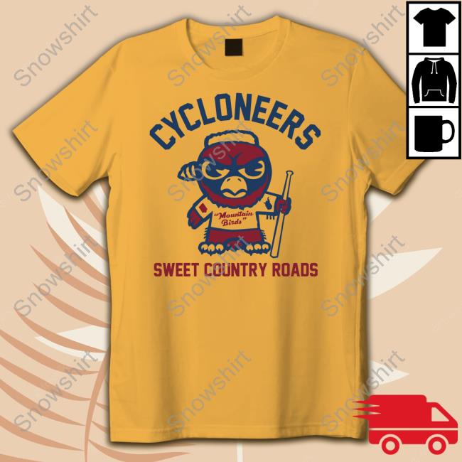 Cycloneers Mountain Birds Sweet Country Roads Shirt Official Ray Gun Shop Cycloneers Mountain Birds Crewneck Sweatshirt