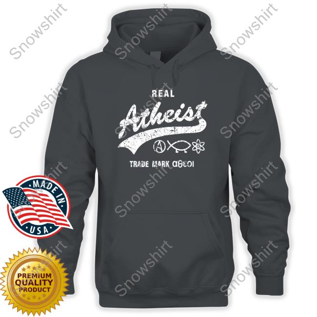 Official Real Atheist T-Shirt Shoe0nhead Real Atheist Trade Mark T Shirts Greek Symbols