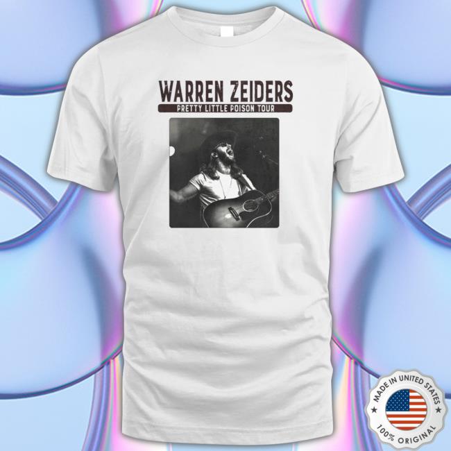 Official Pretty Little Poison Tour Warren Zeiders TShirts Pretty Little Poison Tour Warren Zeiders Hooded Sweatshirt