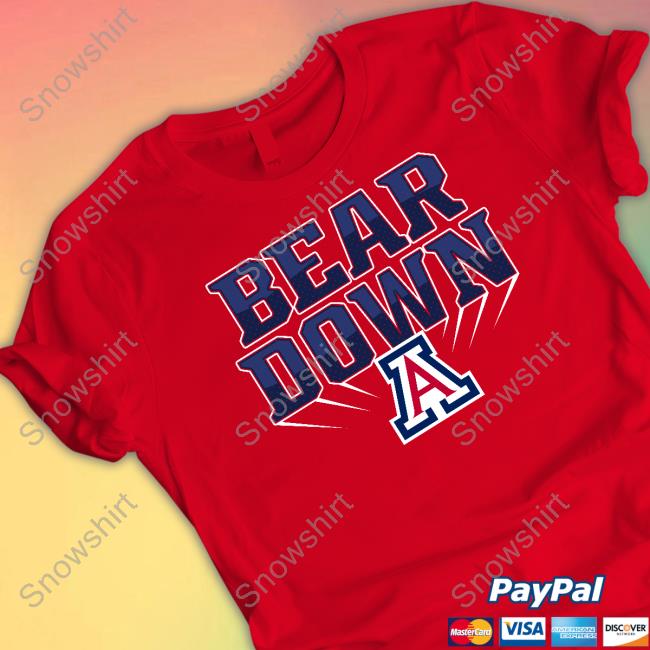 Bear Down Arizona Wildcats Tee Shirt