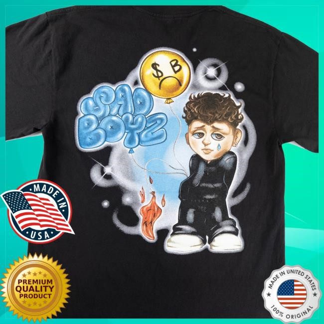 Official Sad Boyz Merch Sad Boyz Sad Now, Sad Later Tshirt
