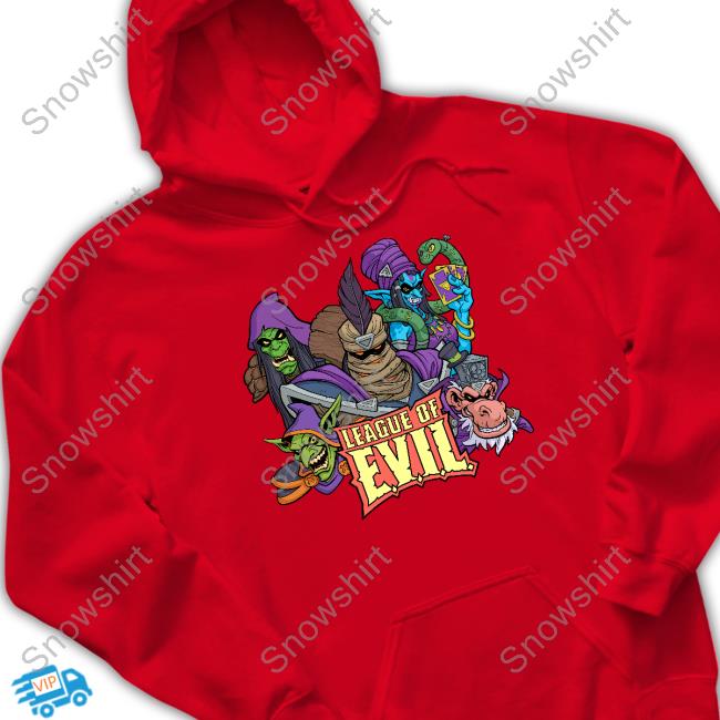 Jim Nelson The League Of E.V.I.L Hoodie Official The League Of E.V.I.L Long Sleeve T Shirt