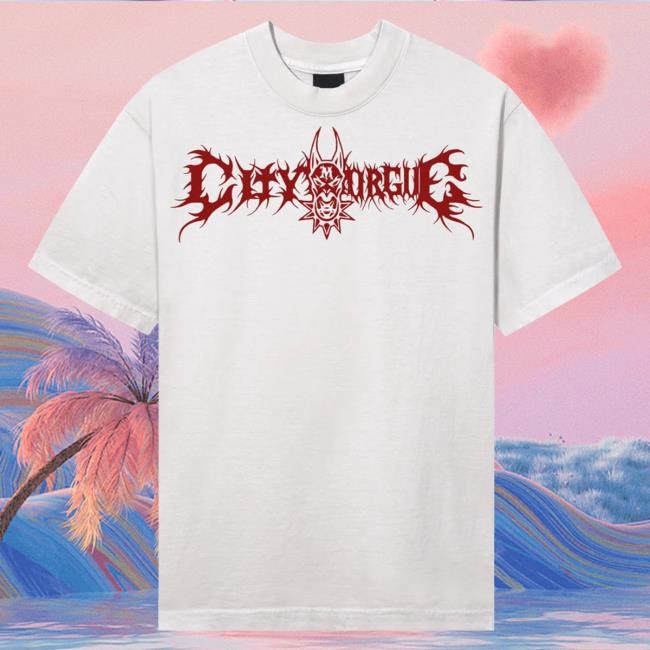 Official City Morgue Merch Revenge X City Morgue Metal Tour Shirt New Cement/Red City Morgue Clothing