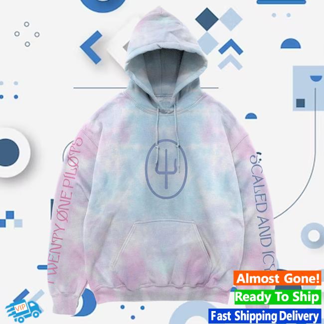 Twenty One Pilots Scaled And Icy Tie Dye Hoodie