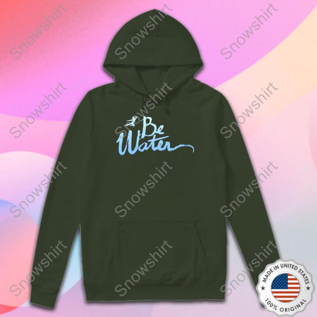Official Bruce Lee Shop Be Water Gradient Script Hoodie