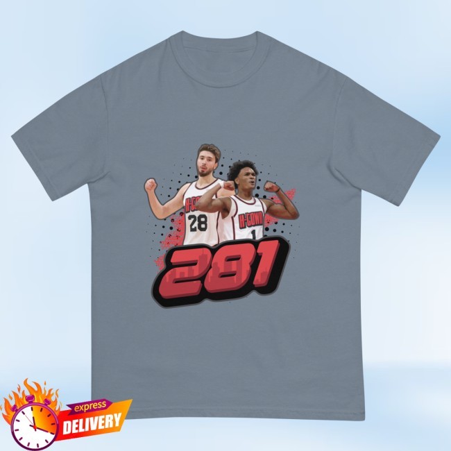 Houstonstressans Alperen Sengun & Amen Thompson 281 Tee Shirt