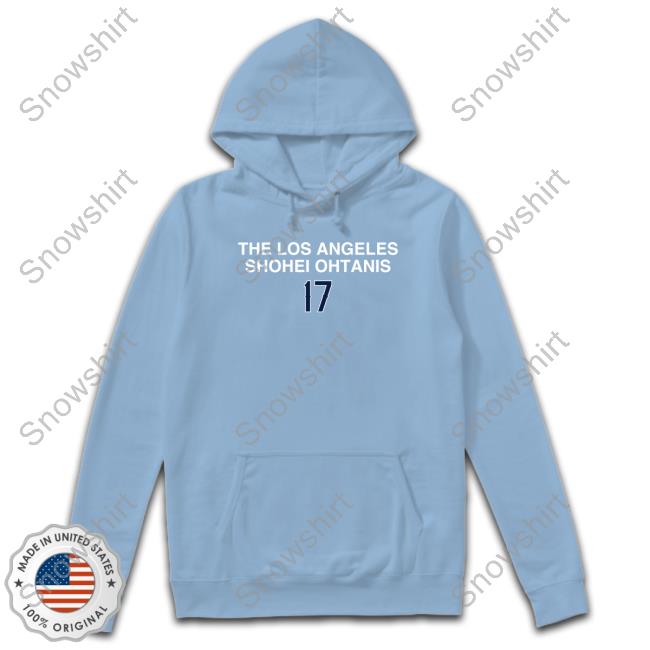 The Los Angeles Shohei Ohtanis 17 Sweatshirt The Los Angeles Shohei Ohtanis 17 Hooded Sweatshirt