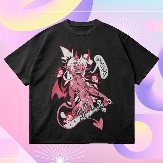 Official Shlorp "SHLORP!" Faded Raw Hem Shirts