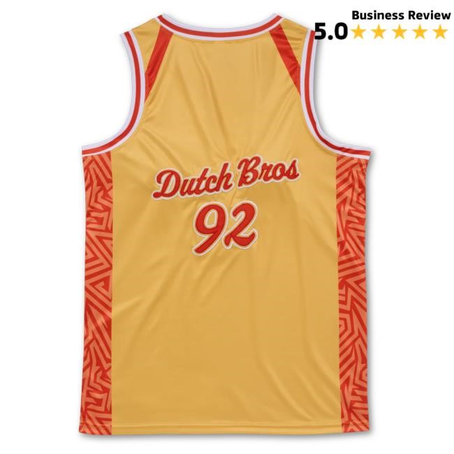 Official Dutch Bros Merch Store Dutch Bros Basketball Jersey Tshirt DutchBros