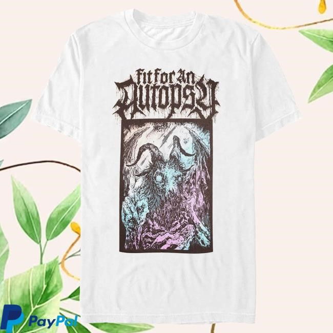 Official Fit For An Autopsy Merch Fit For An Autopsy - Horned Husk White - Shirt