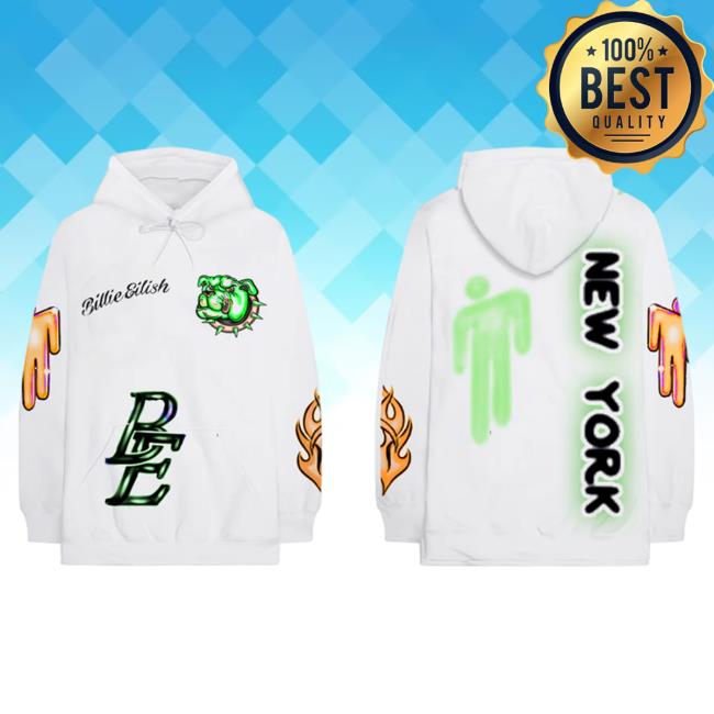 Official Billie Eilish Merch Store Billie Eilish Airbrush Ny Sweatshirts Billie Eilish Apparel Clothing Shop BillieEilish