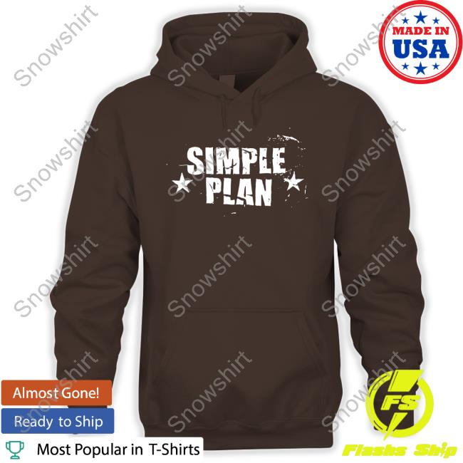 Simple Plan Star Sweatshirt Crewneck Simple Plan Store Simple Plan Star Long Sleeve Tee Shirt