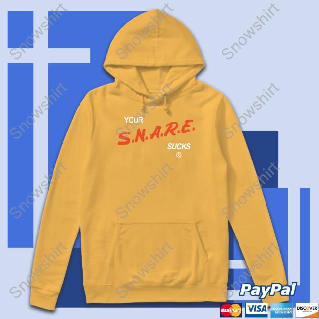 Your S.N.A.R.E. Sucks Black Shirts Kill The Noise Merch Your S.N.A.R.E. Sucks Black Crewneck Sweatshirt