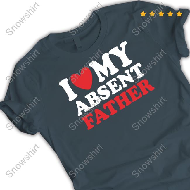 Shirts That Go Hard I Heart My Absent Father Black Hoodie Thegoodshirts