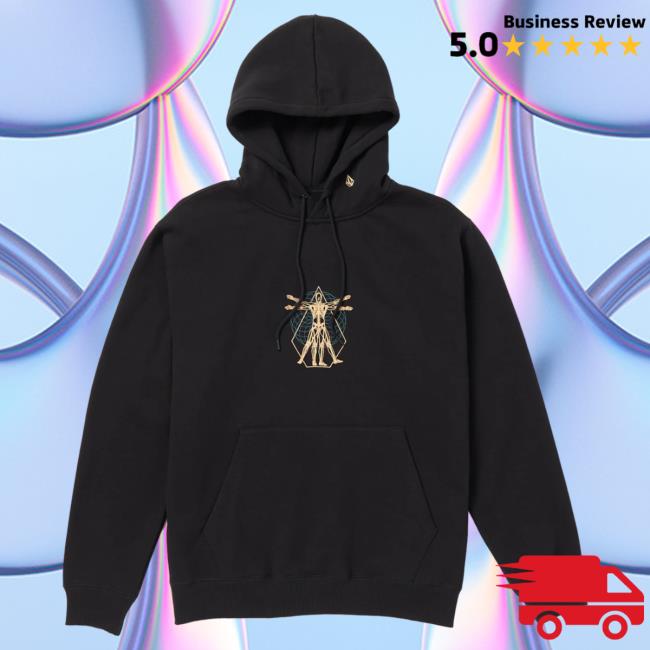 Volcom Stone Clothing Shop Store Utopic Pullover Hoodie Black