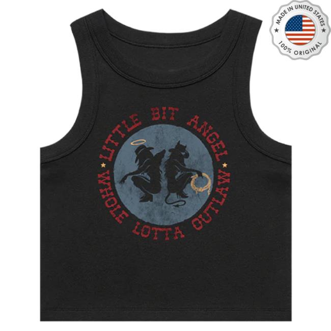 Official Morgan Wallen Apparel Clothing Store Shop Whole Lotta Outlaw Black Tank Top Hot Shirt Morganwallen Merch