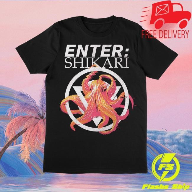 Giant Pacific Octopus - European Tour T Shirt - Enter Shikari