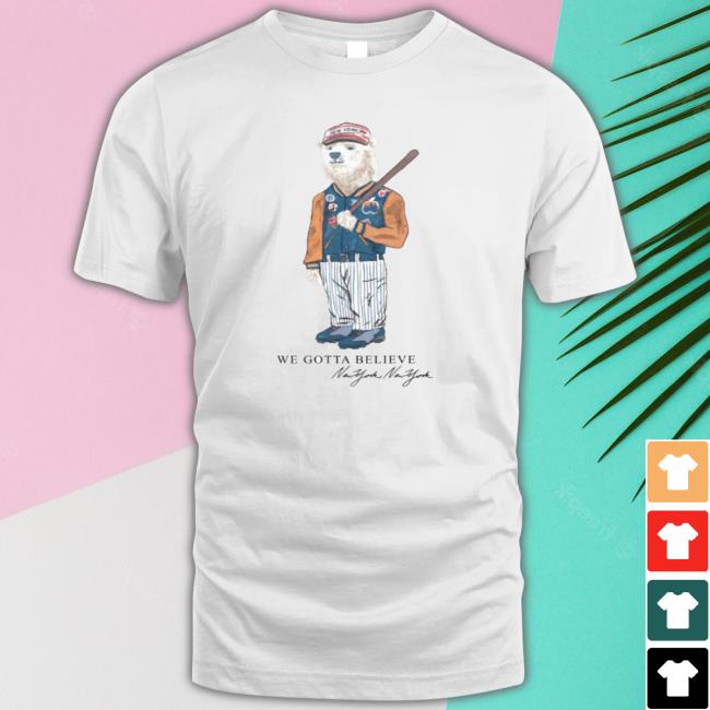 Gotta Believe Polar Bear White Sweatshirt