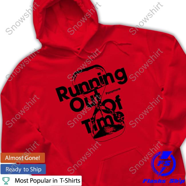 Official Paramore Running Out Of Time Tee Paramore Running Out Of Time Boyfriend Fit Girls Shirts