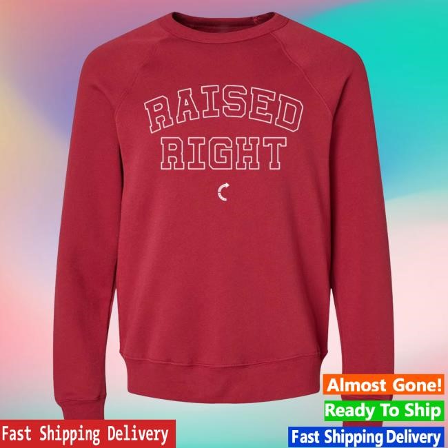 Turning Point USA TPUSA Official Tpusa Merch Store Shop Turning Point Usa Raised Right Crew Neck Sweatshirt