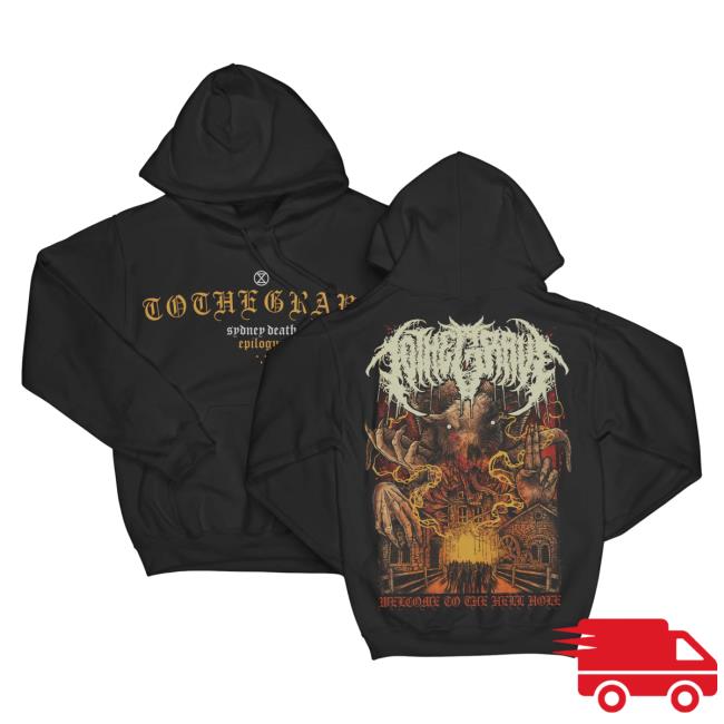Official To The Grave Rising Merch To The Grave - Welcome To The Hell Hole Sweater Risingmerch