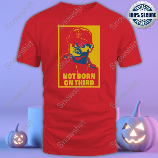 Barstool U Not Born On Third Long Sleeve Not Born On Third Crewneck Sweatshirt