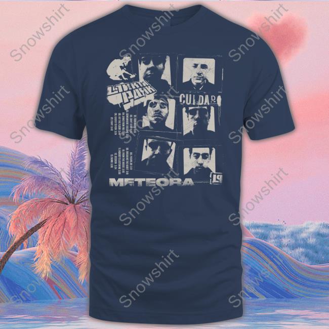 Official Linkin Park Meteora Photo Grid Black Tee