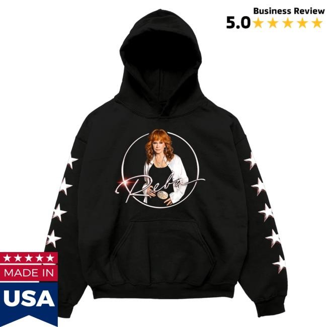 Official Reba Mcentire Store Shop The Hits Star Hooded Sweatshirt