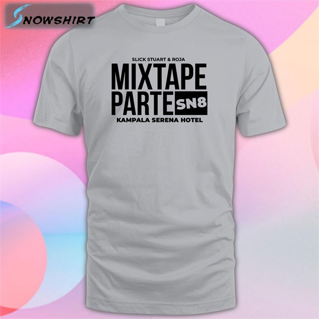 Mixtape Parte SN8 Kampala Srena Hotel Original White Hoodie Djroja Mixtape Parte SN8 Kampala Srena Hotel Original White Tee Djroja