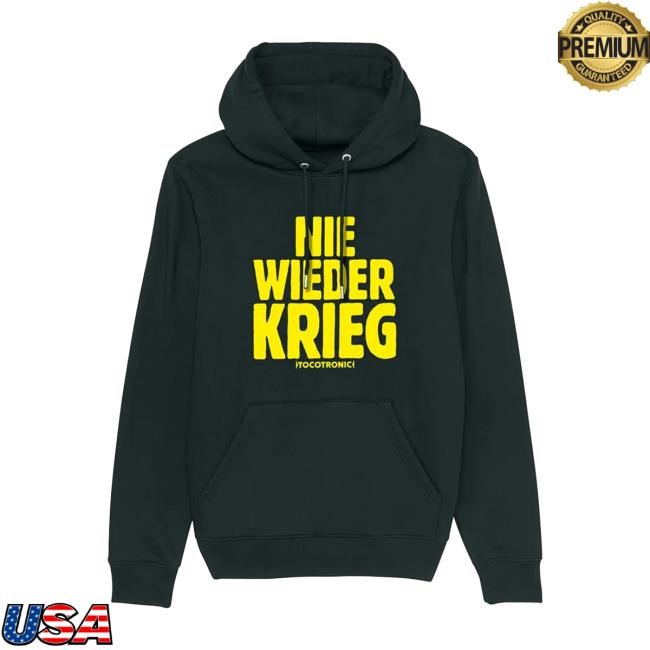 Tocotronic - Sweatshirt Hoodie - Nie Wieder Krieg