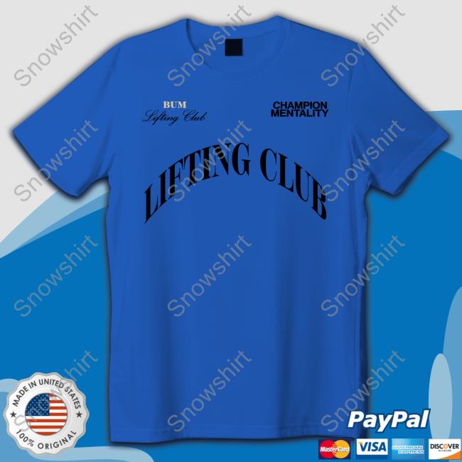 Official Cbum Merch Bum Lifting Club Integrity T-Shirt
