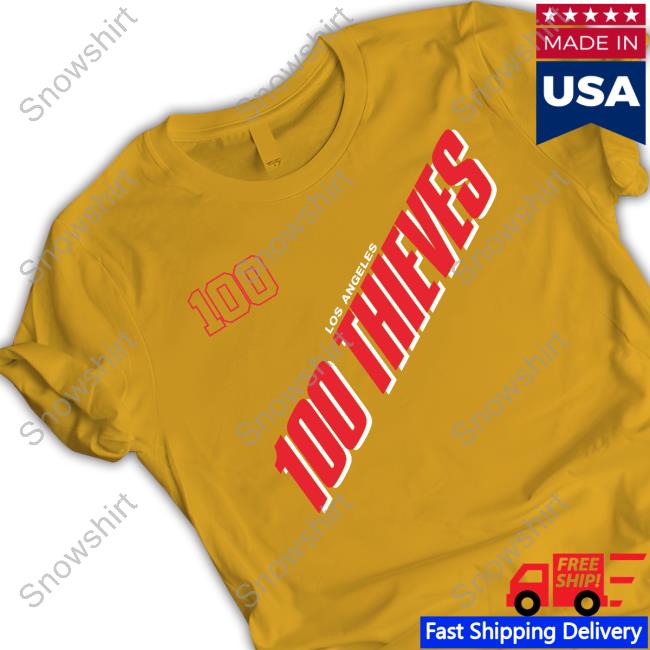 Los Angeles 100 Thieves Hoodie Official Stockx Merch Los Angeles 100 Thieves Alumni Collection Shirt