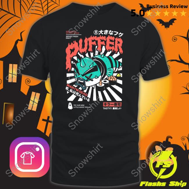 Big Puffer Ghost Roll T-Shirts Official Bigpuffer Merch Big Puffer Ghost Roll T-Shirt