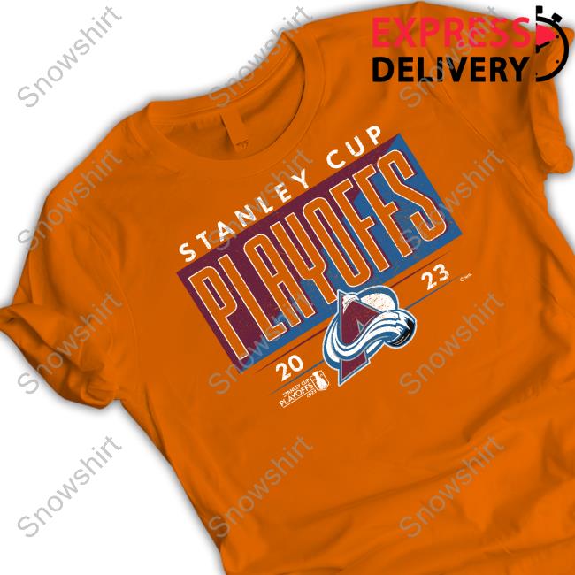 Stanley Cup Playoffs 2023 Colorado Avalanche Long Sleeved T Shirt Stanley Cup Playoffs 2023 Colorado Avalanche Tee
