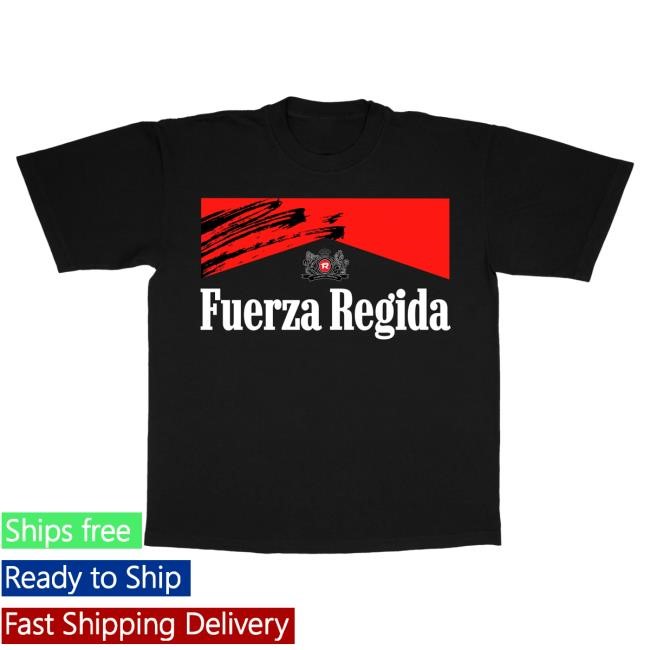 Official Fuerza Regida Merch Store Fr Tour Dates - Black S/S Shirt Fuerza Regida Clothing Shop FuerzaRegida