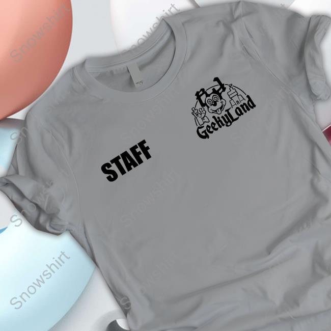 Kankan Merch Really Rich Shop Geek Staff Grey Tee Shirt