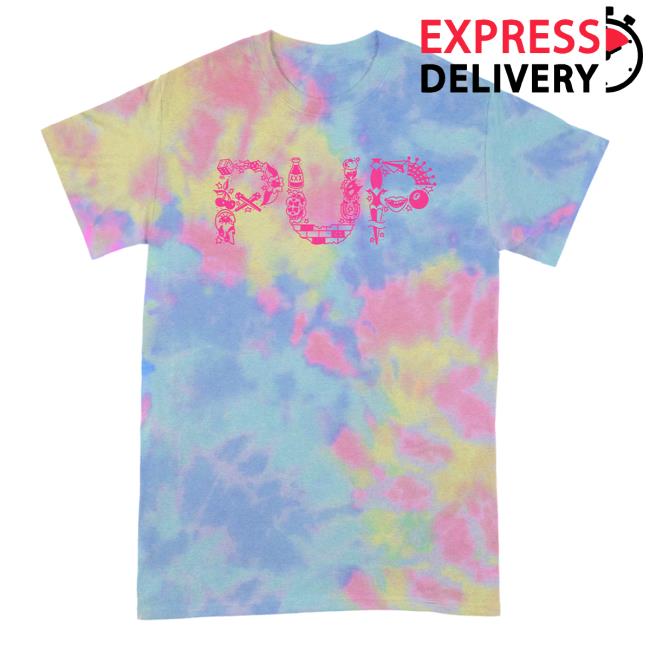Official Pup The Band Merch Flash Logo Tie Dye T-Shirt