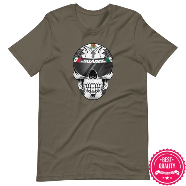 Official Daniel Suarez Daniel Suárez Helmet Visor Skull New Shirt Army