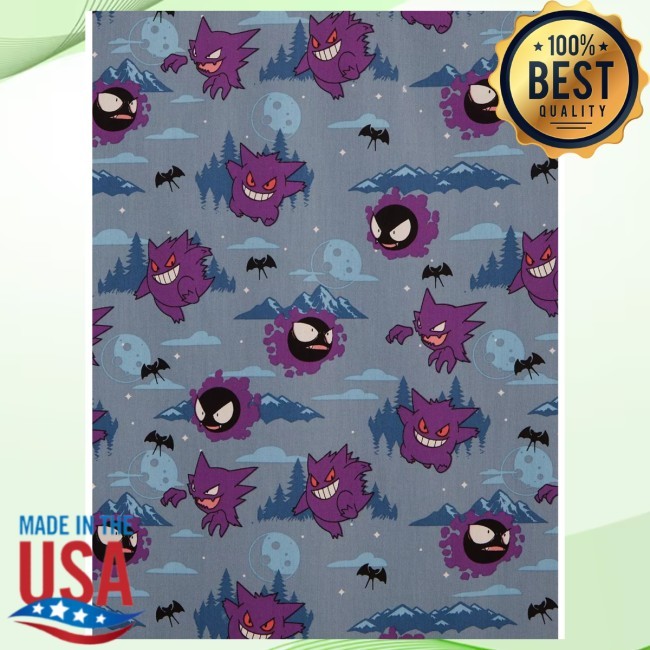 Official Pokémon Ghost Type Allover Shirt - Pokémon