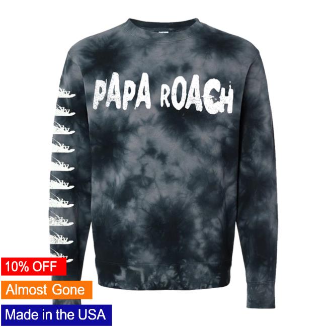 Official Papa Roach Merch Infest Dye Hoodies