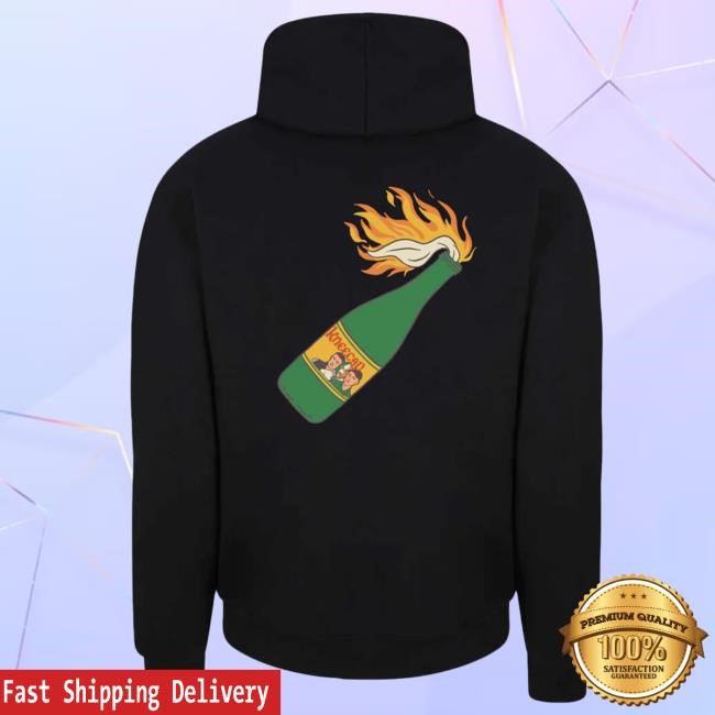 Flaming Buckfast Sweatshirt Hoodie - Black – Kneecap
