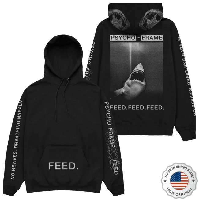 Psycho-Frame Feed Hoodie Sweatshirt