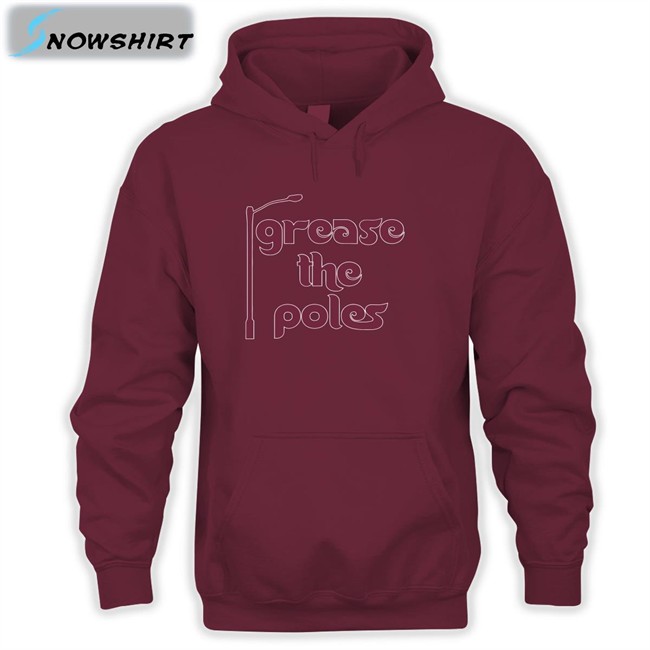 Barstool Sports Merch Grease The Poles Hoodies Barstool Sports Merch Grease The Poles Hoodie