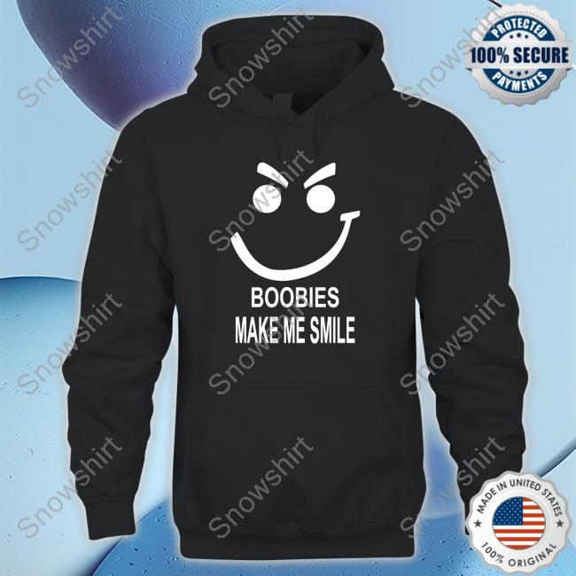Boobies Make Me Smile Long Sleeve T-Shirt