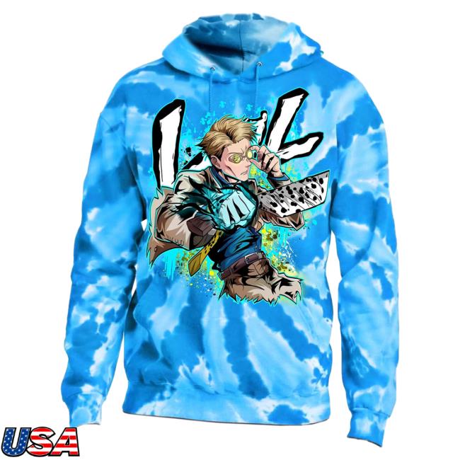 Official Lovers Over Losers Wix Classic Man Blue Spiral Dye Sweatshirt LoversOverLosers