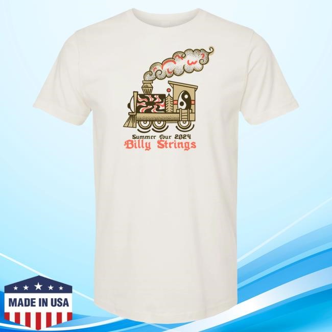 Official Billy Strings Merch Store Shop Billy Strings Train Shirt 2024 (Jamie Gibson)