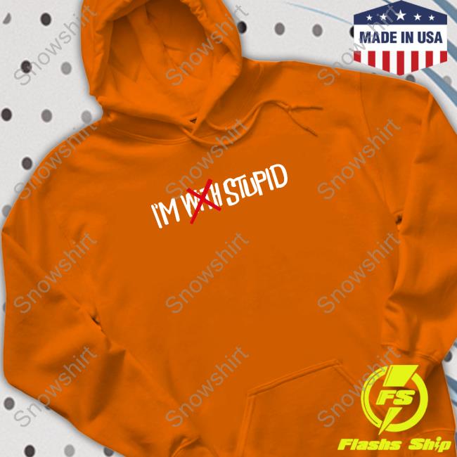 Noahfinnce Merch I'm With Stupid Long Sleeve T Shirt Noahfinnadams