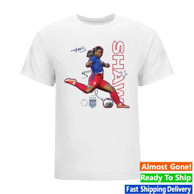 USWNT Jaedyn Shaw White S/s Shirt